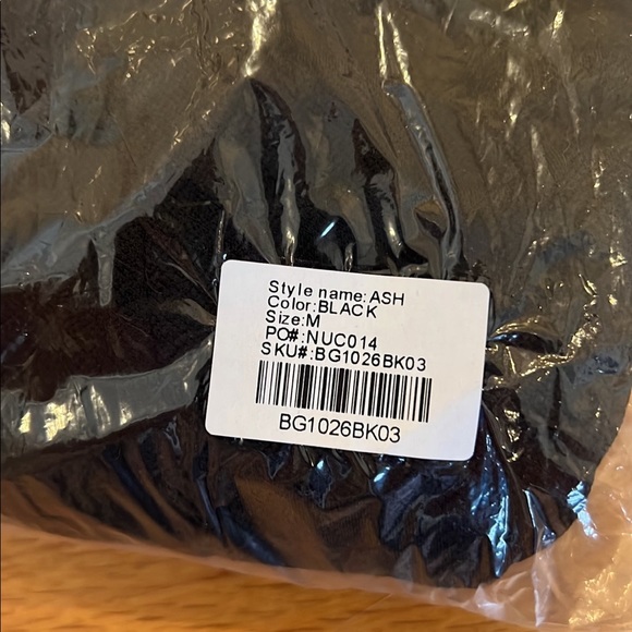 NWT Black Ash Crepe Dress Size M - Picture 6 of 6